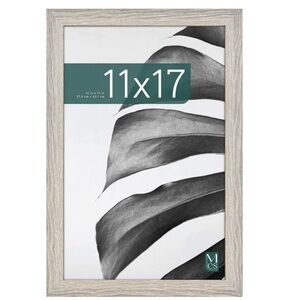 Gray Woodgrain Picture Frame
